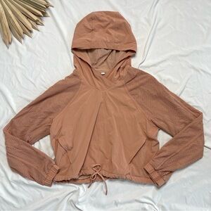 lululemon athletica Peach Hooded Sweatshirt